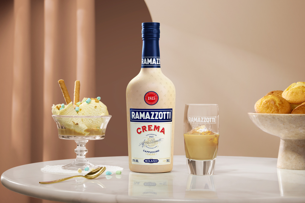 Ramazzotti Crema Eiscreme - Cocktail mit Vanilleeis